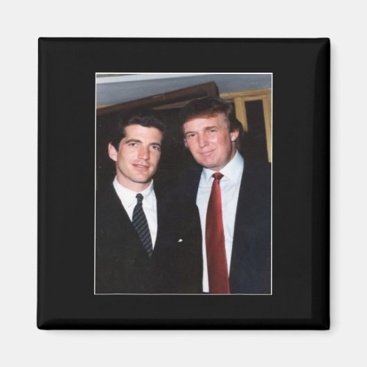 Trump und JFK anonym Magnet (Vorne)