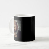 Trump und Katze - Funny Trump Cat Meme Kaffeetasse (Vorderseite Links)