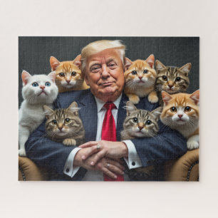 TRUMP UND KATZEN KATZEN-PUZZLE PUZZLE