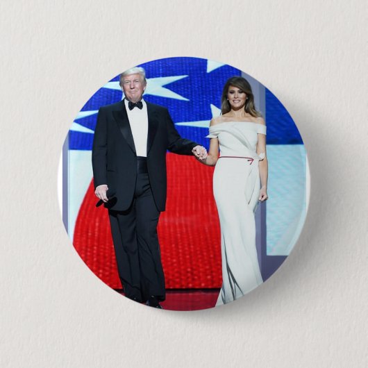 Trump und Melania-2 Button (Vorderseite)