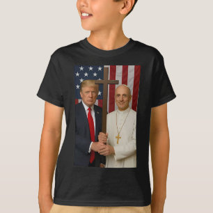 Trump und Papst Shirt - Papst Leo Xiv Gott segne A