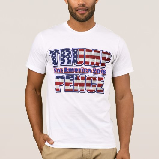 Trump und Pence 2016 T-Shirt (Vorderseite)
