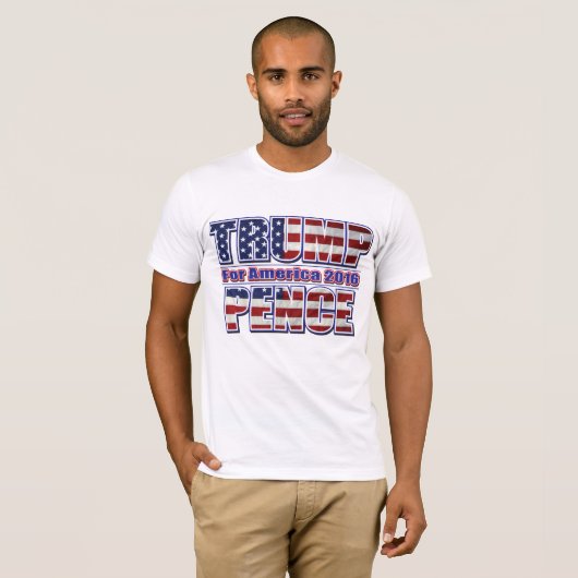 Trump und Pence 2016 T-Shirt (Vorne ganz)