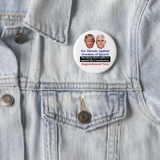 Trump und Pence Button (Beispiel)