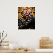 Trump und Putin Embrace Poster (Küche)