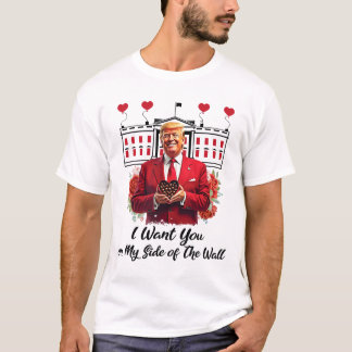 Trump und Schokolade Blume, die ich Ihnen auf mein T-Shirt