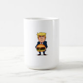 Trump und sein Burger Kaffeetasse (Mittel)