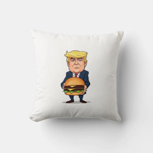 Trump und sein Burger Kissen