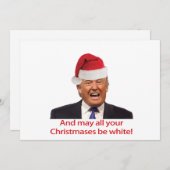 Trump, und vielleicht sind alle Ihre Weihnachten w (Vorne/Hinten)