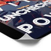 Trump ungeprüft poster (Ecke)