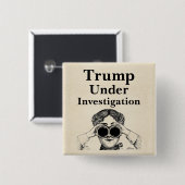 Trump unter Untersuchungsknopf Button (Vorne & Hinten)