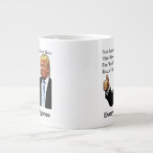 Trump unterstützt als großer Boss Jumbo-Tasse (Vorderseite)