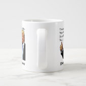 Trump unterstützt den großen Vater Jumbo-Tasse (Rückseite)