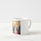 Trump US-Präsident White House Weihnachten Espressotasse (Vorderseite Rechts)