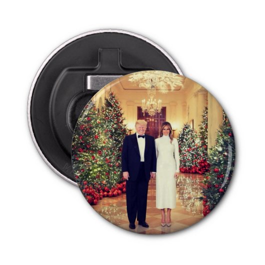 Trump US-Präsident White House Weihnachten Flaschenöffner (Vorderseite)