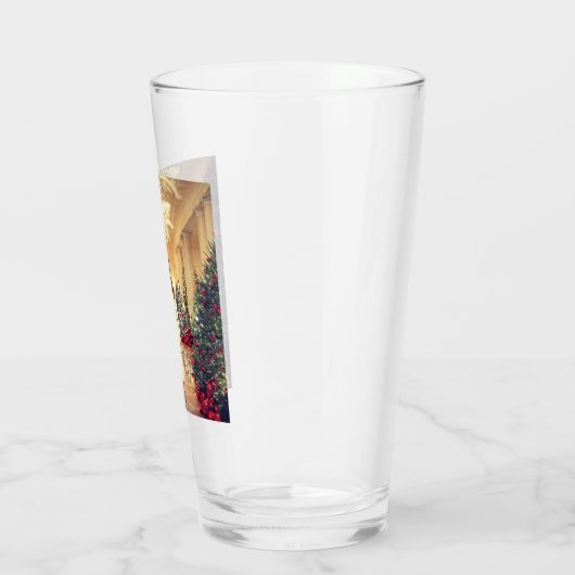 Trump US-Präsident White House Weihnachten Glas (Links)