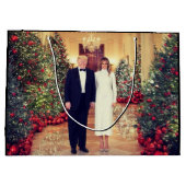 Trump US-Präsident White House Weihnachten Große Geschenktüte (Rückseite)