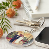 Trump US-Präsident White House Weihnachten Schlüsselanhänger (Vorderseite rechts)