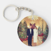 Trump US-Präsident White House Weihnachten Schlüsselanhänger (Vorderseite)