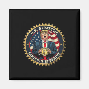 Trump US-Strategische Fürz-Münzreserve Magnet