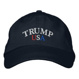 TRUMP USA BASIC ADJUSTABLE CAP BESTICKTE BASEBALLKAPPE