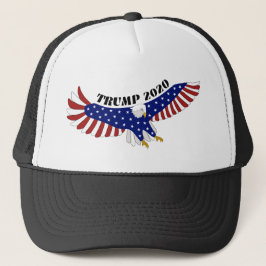TRUMP USA Eagle Logostars Streifen Truckerkappe