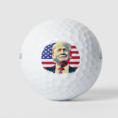 Trump USA Flag Behielt America Great Trump 2020 Golfball (Vorderseite)