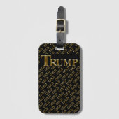 TRUMP USA GOLD GEPÄCKANHÄNGER (Vorderseite Vertikal)