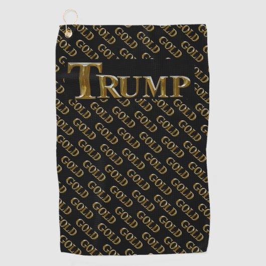 TRUMP USA GOLD  GOLFHANDTUCH (Vorderseite)
