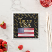 TRUMP USA GOLD SERVIETTE (Beispiel)