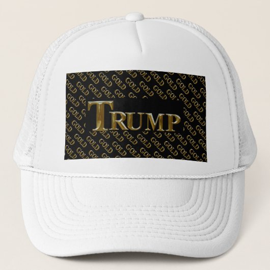TRUMP USA GOLD TRUCKERKAPPE (Vorderseite)