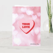 Trump Valentine | Trump Valentine's Day Card Karte (Rückseite)