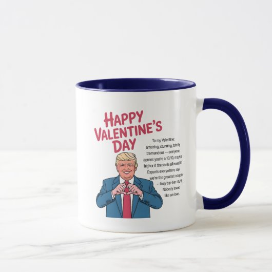 Trump Valentine's Day  Tasse (Rechts)
