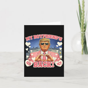 Trump Valentinstag meines Freundes Ck Pink 45 47 Karte