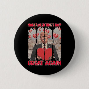 Trump Valentinstag Shirt Macht Valentinstag G Button