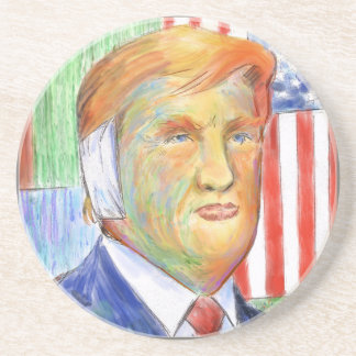 Trump Van Gogh Getränkeuntersetzer