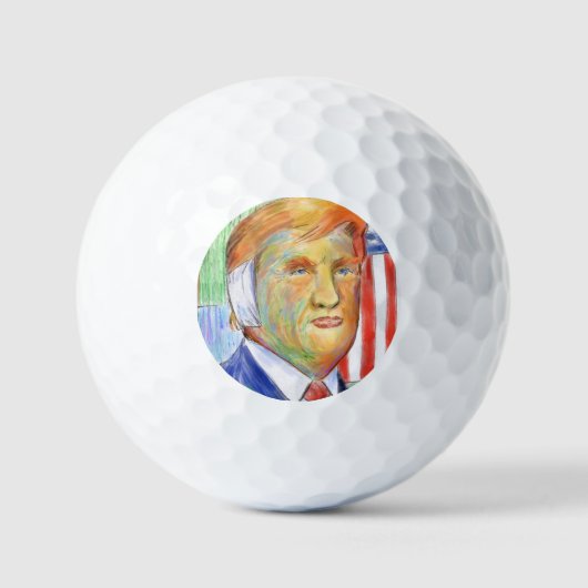 Trump Van Gogh Golfball (Vorderseite)