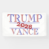 Trump Vance 2024 - 2028? Banner (Horizontal)