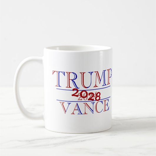 Trump Vance 2024 - 2028? Kaffeetasse (Links)