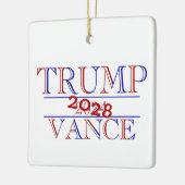 Trump Vance 2024 - 2028? Keramikornament (Links)