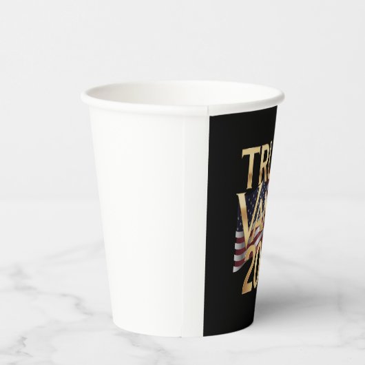 Trump Vance 2024 A Bold Vision for America, Tasse Pappbecher (Rechts)