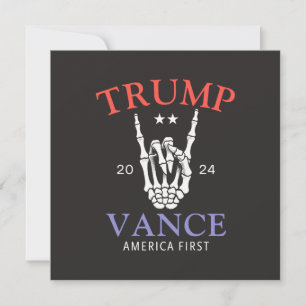 Trump Vance 2024 America First Karte