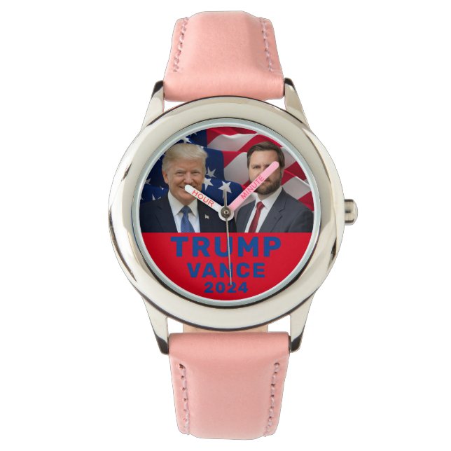 Trump Vance 2024 Armbanduhr (Vorderseite)