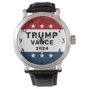 Trump Vance 2024 Armbanduhr