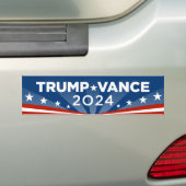 Trump Vance 2024 Autoaufkleber (Auf Auto)