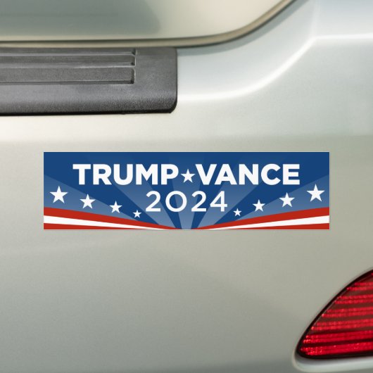Trump Vance 2024 Autoaufkleber (Auf Auto)