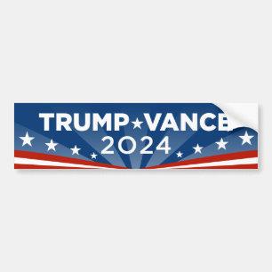 Trump Vance 2024 Autoaufkleber