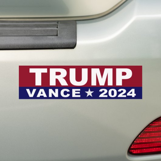 Trump Vance 2024 Autoaufkleber (Auf Auto)