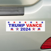 Trump Vance 2024 Autoaufkleber (Auf Auto)