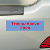 Trump/Vance 2024 Autoaufkleber (Auf Auto)